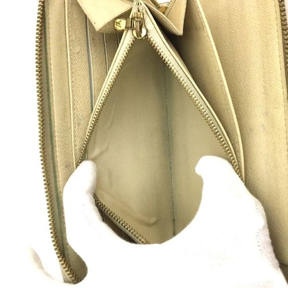 Louis Vuitton Damier Azur Zippy Zip Around Organizer Long Wallet /1K1564 - Picture 6 of 8